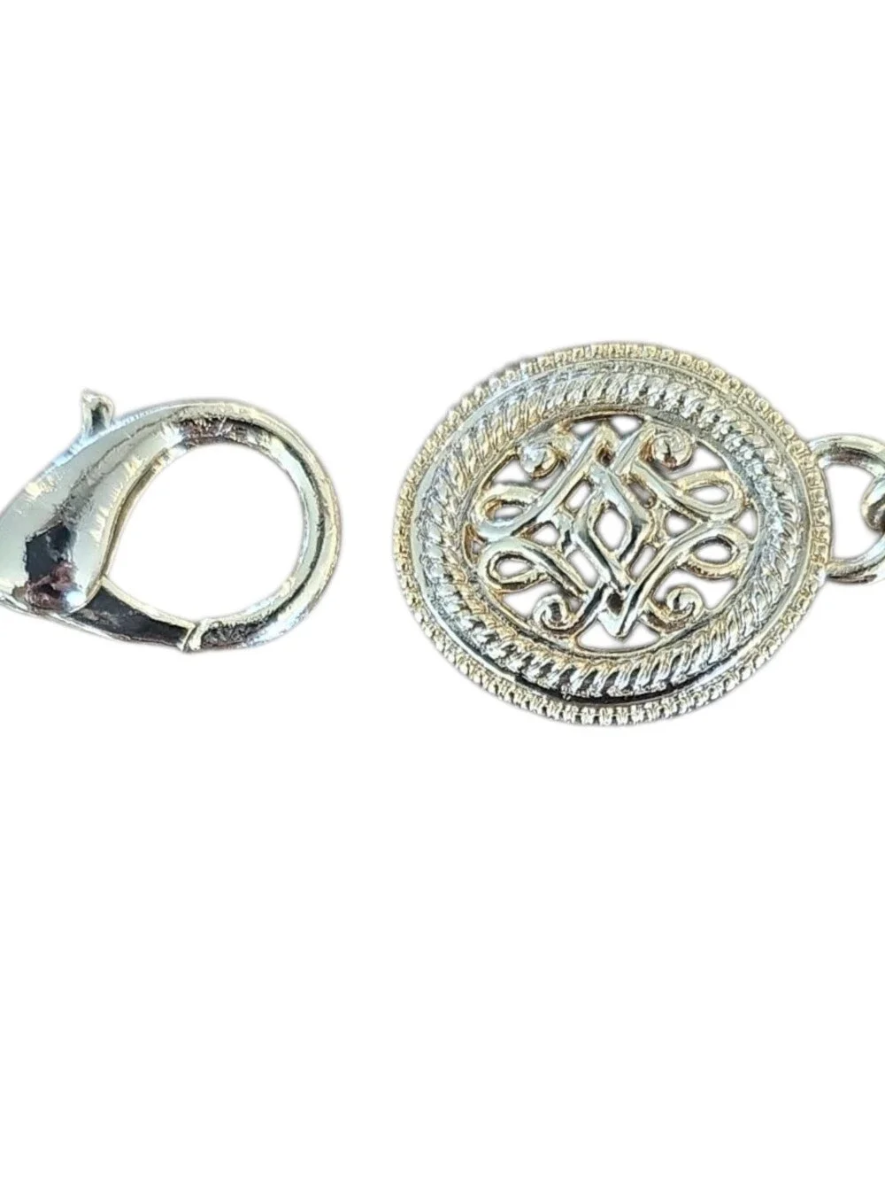 Metal Waist Chain Belt Size Medium/Large Vintage Gold Oval and Round Links
